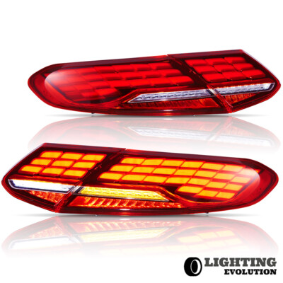 For 2016-2021 Mercedes C-Class C205 C63 C300 Coupe W205 LED Tail Lights Assembly