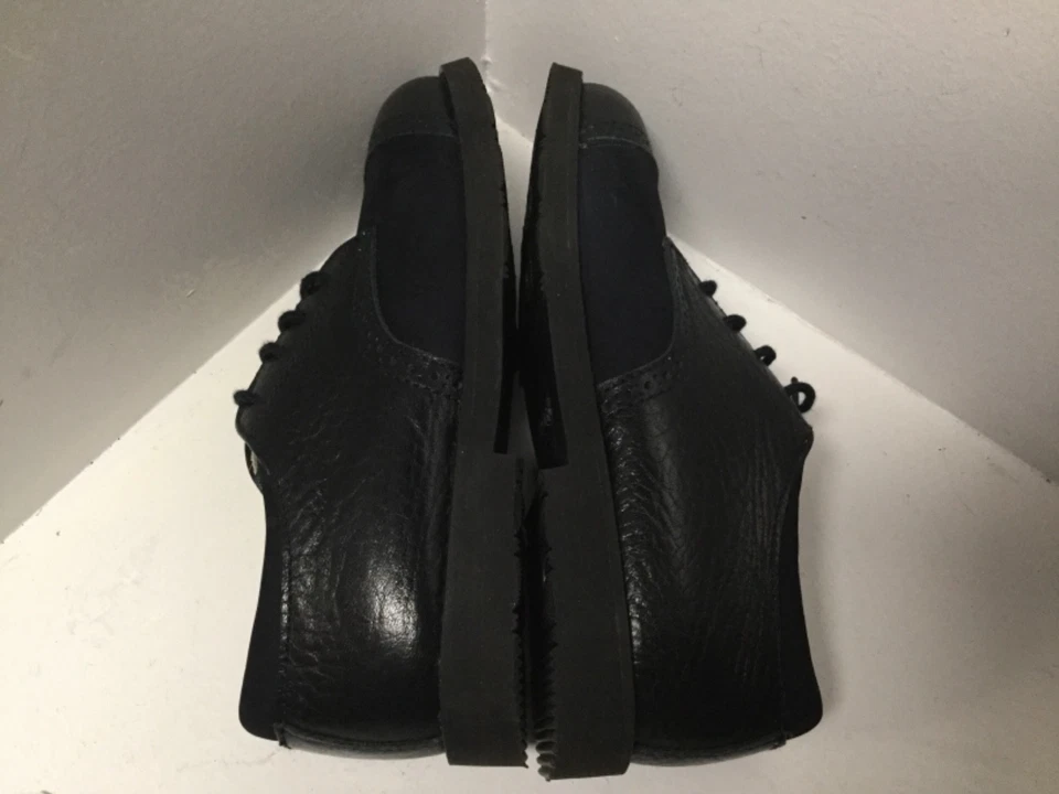 Boy Shoes Toddler Size 13 Black Wingtips Baby Iris De Osu F38 - Image 4 of 4