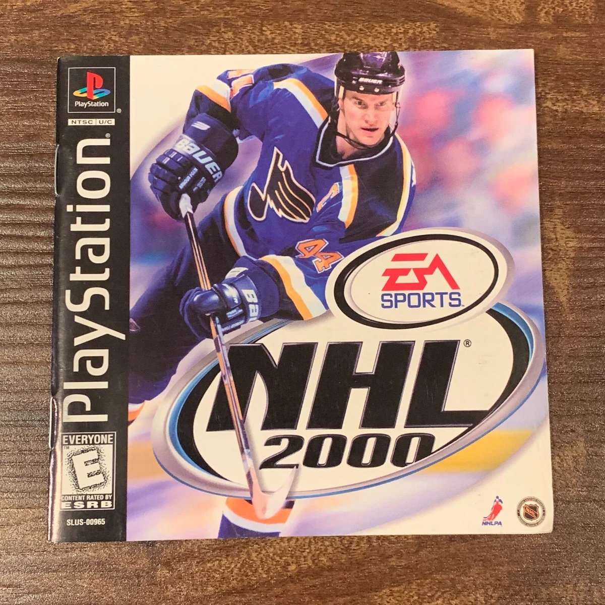 NHL 2000 Hockey PS1 Playstation 1 PS One Instruction Manual Only