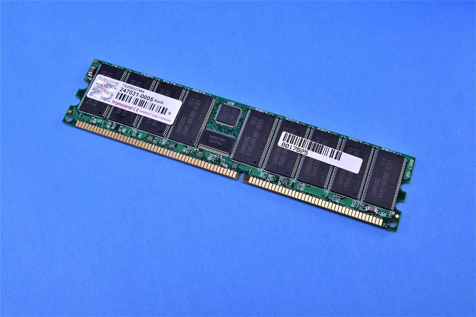 20 Transcend Memory 2 GB 2 x 1 GB DIMM 184-pin - DDR Series TS2GSU7404  - Image 2 of 4