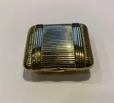 Vintage 1992 Estee Lauder Golden Pillow Powder Compact