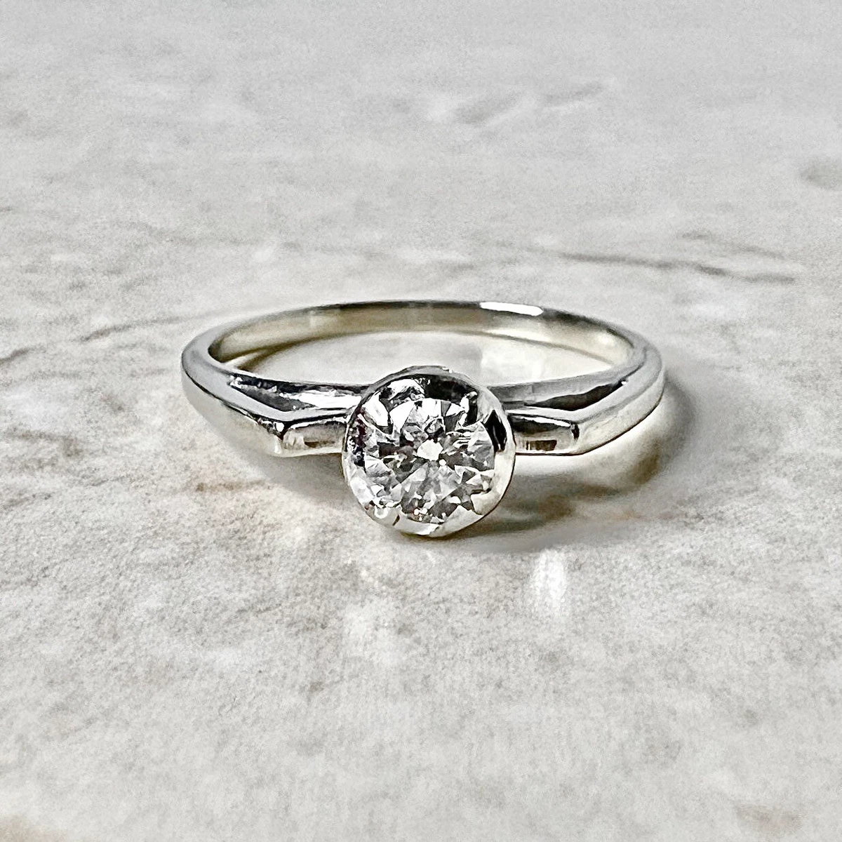 Solitaire vintage outlet engagement rings