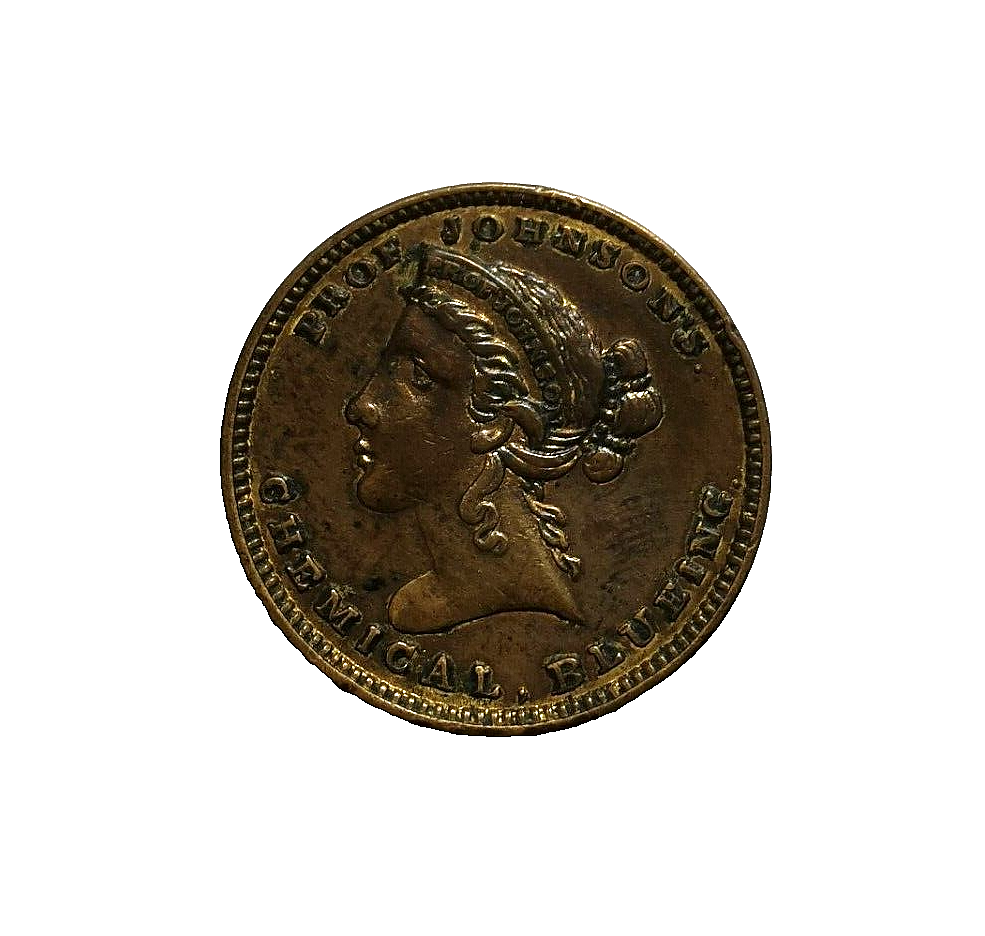 Undated (1850s) US New York Professor Johnson Token Miller - NY402