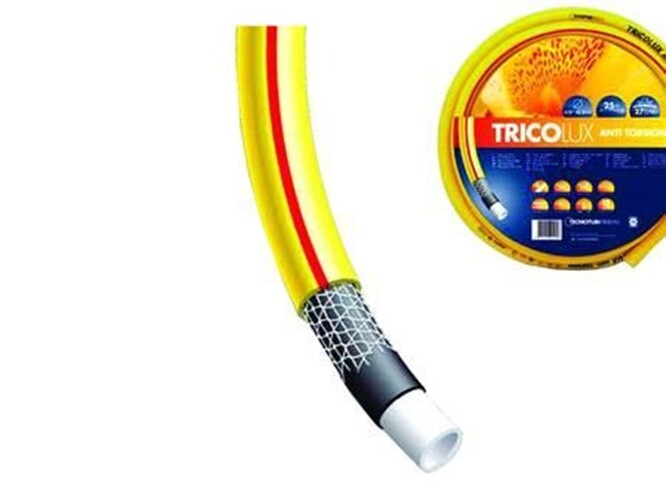 Tubo Acqua Giardino 25 Metri Trico Lux Anti Torsione 15mm - Offerta