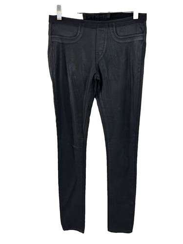 パンツ Helmut lang coated black denim Helmut Lang 1999 Coated Black Denim Jeans in Bootcut