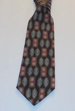 TRUMP Arrow Multi-Color 100% Silk 58 Inches Geometric Men's Necktie