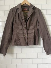 Vintage Y2k Blazer Jacket Street One Brown 2000s