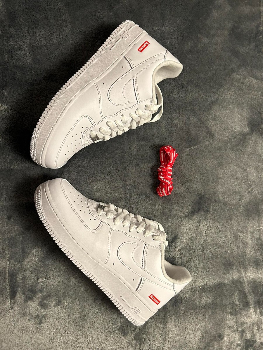 supreme Nike Air Force 1 ホワイト 27.5 Supreme X Air Force 1 Low 'Box Logo White' - Nike - CU9225