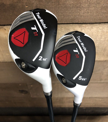 DEMO RH Mens Tour Model T-11 Hybrid Iron Golf Clubs #2, 5 Regular Flex 5374-1125