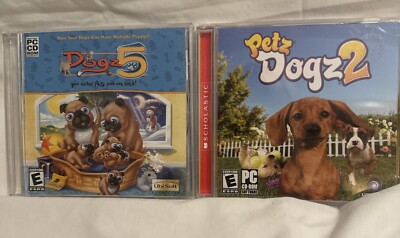 Dogz 5 Virtual Petz & Dogz 2 (PC, 2006) CD-ROM