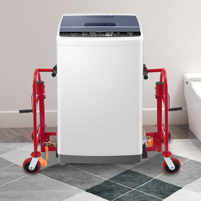 1300lbs Manual Furniture and Crate Mover (Set of 2) Heavy Duty w/4 Wheels Red