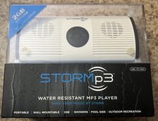 STORMp3 Water Resistant  Portable Mp3 Speaker 2GB Storage Long-lasting Battery