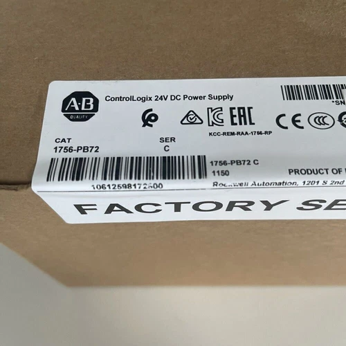 New AB 1756-PB72 Allen-Bradley ControlLogix 24V DC Power Supply 1756PB72