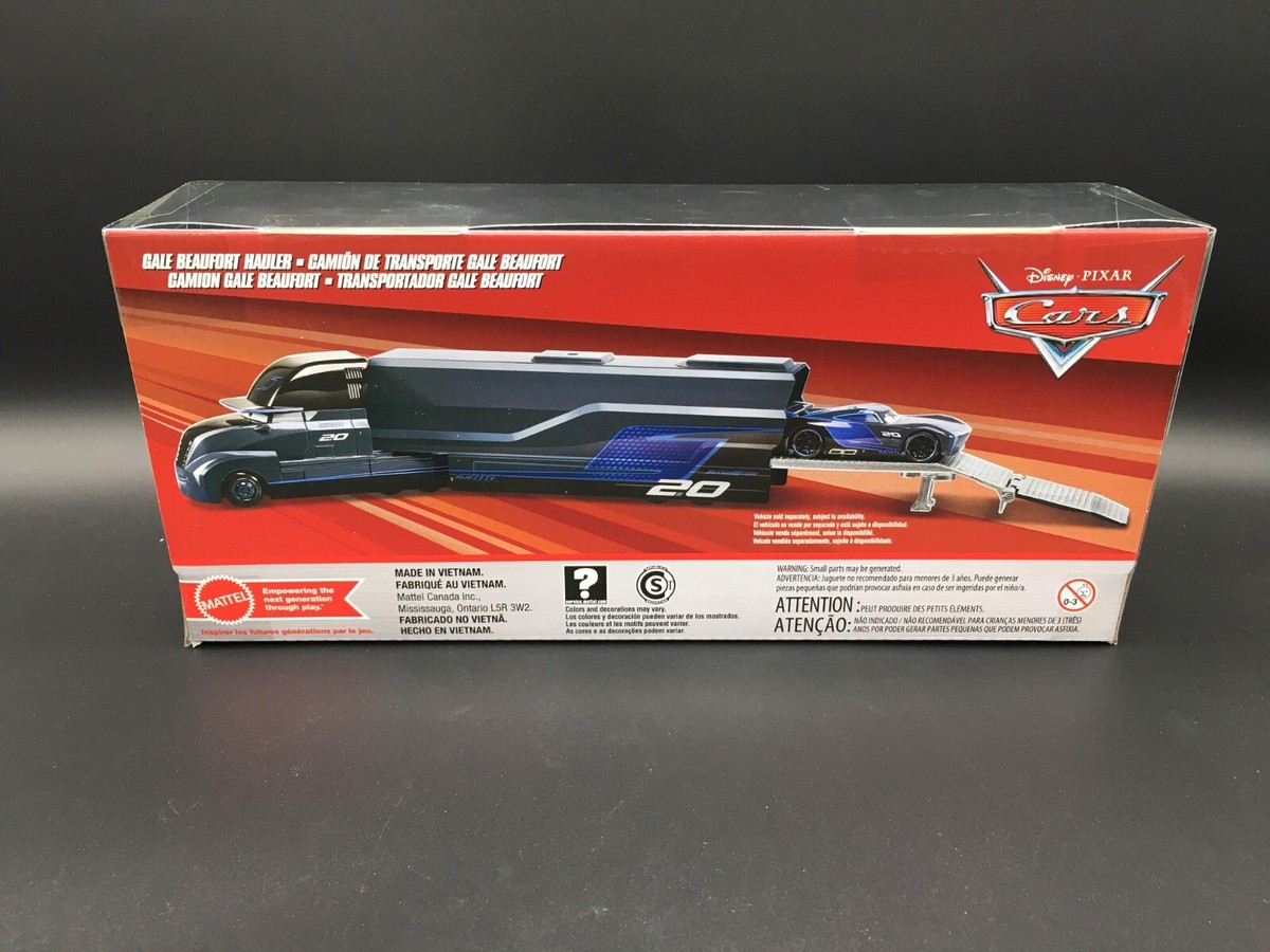 Disney Pixar Cars Gale Beaufort Hauler Jackson Storm Next Gen Semi