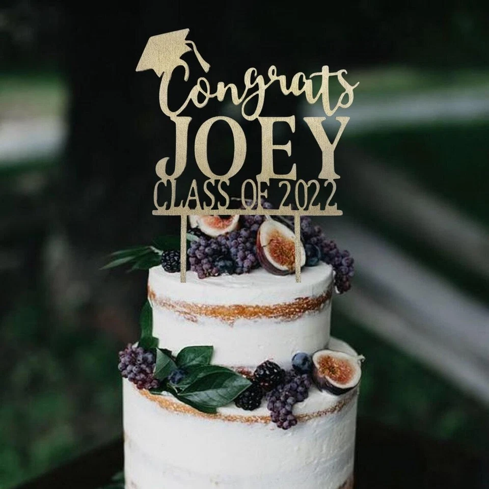 Topper de pastel de graduación 2025/Topper de pastel personalizado para graduación/felicitaciones Foto 4 de 4