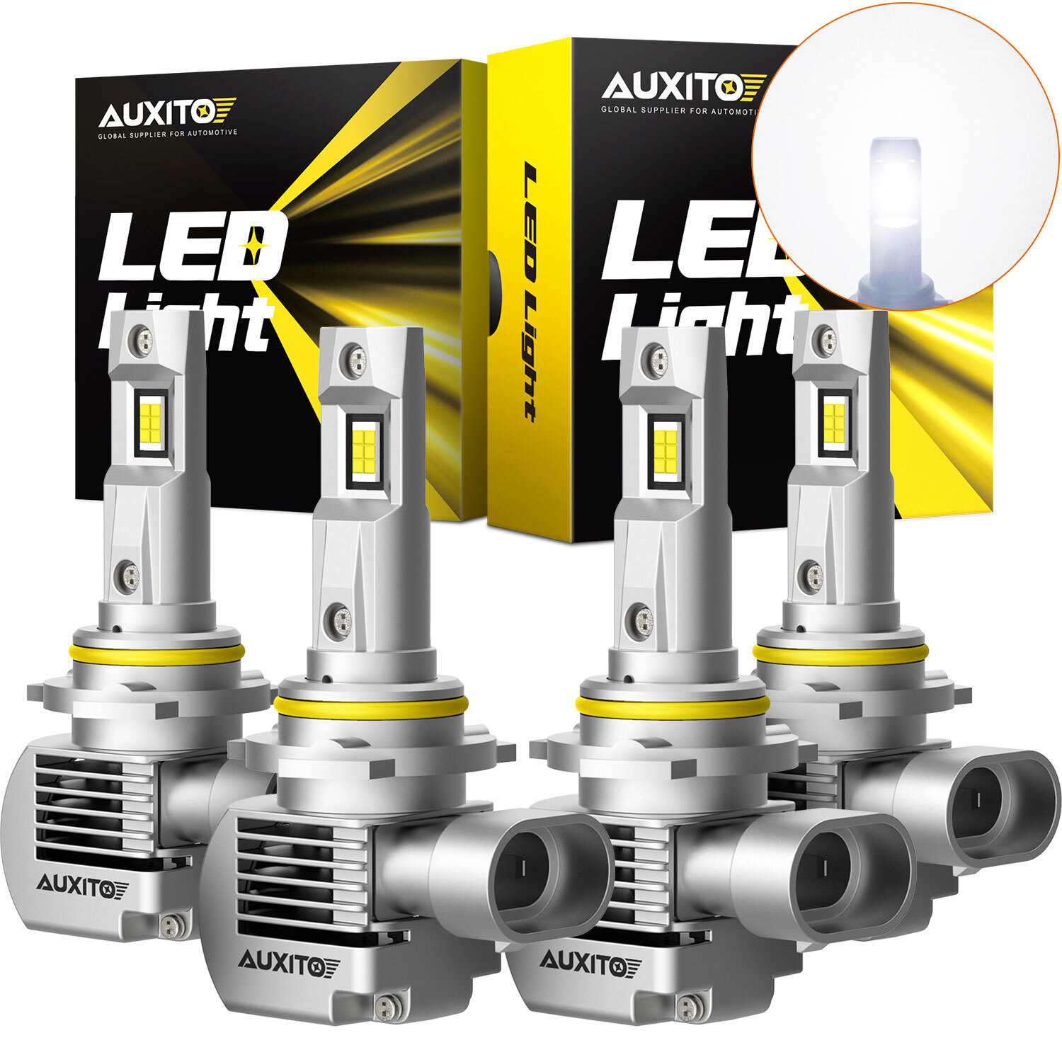 4x 9005 9006 LED Headlight Bulb Canbus High Low Beam 6000K Super Bright 120000LM