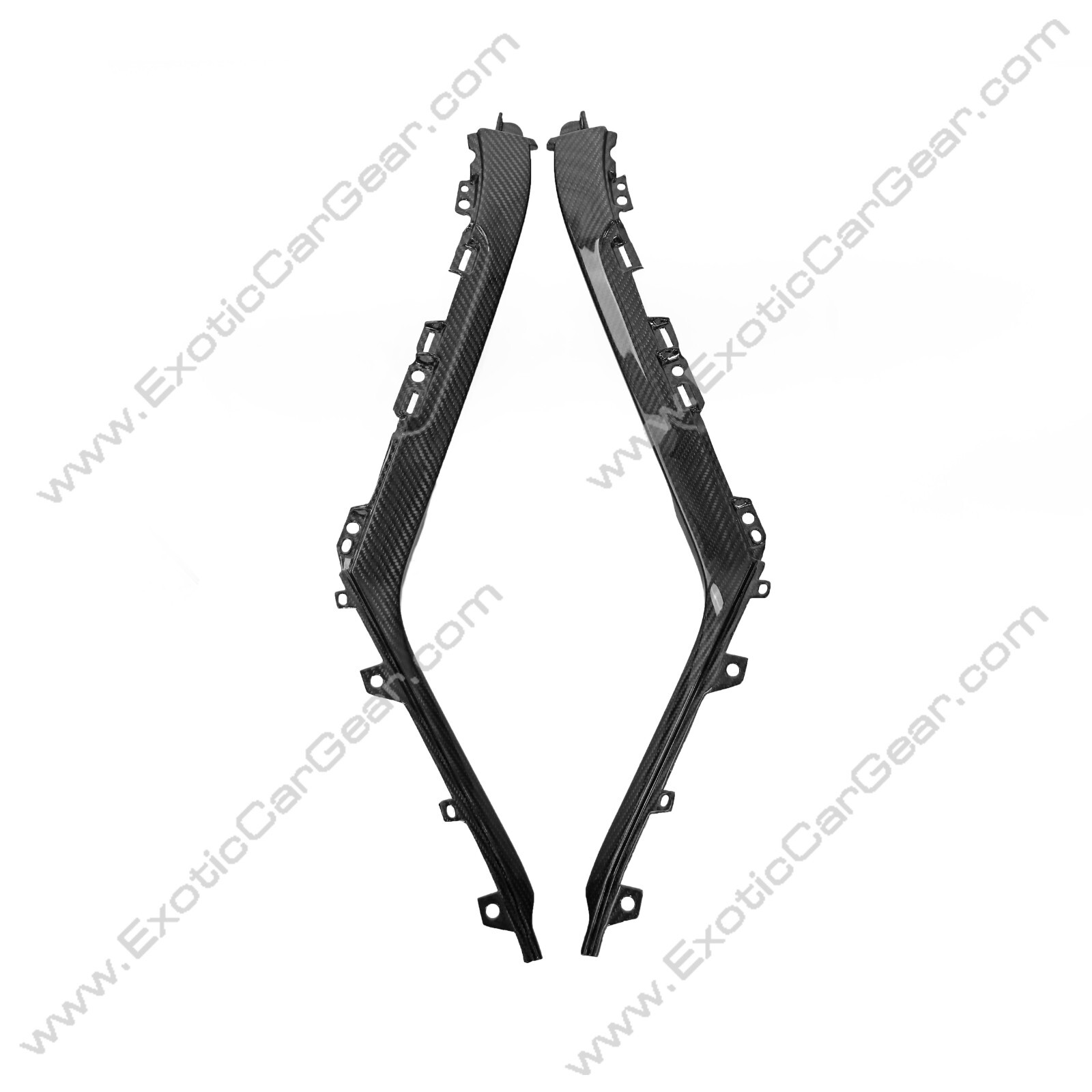 Lamborghini Huracan, EVO, STO, Tecnica Carbon Fiber Center Console Side Trim
