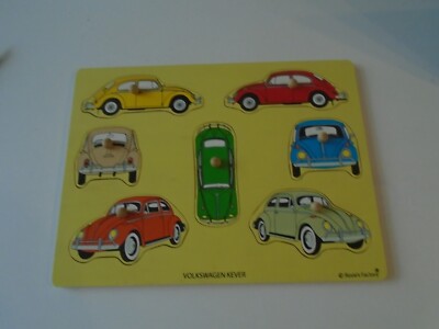 VW BEETLE KAEFER COX KEVER PUZZLE EN BOIS WOODEN AUS HOLZ ROSIE'S FACTORY