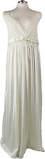 Gilead Womens L Vintage Nightgown Long Lace Strappy USA Wedding Bride Romantic