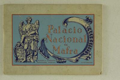 Vintage PORTUGAL Postcards Souvenir Folder National Palace Monastery of Mafra