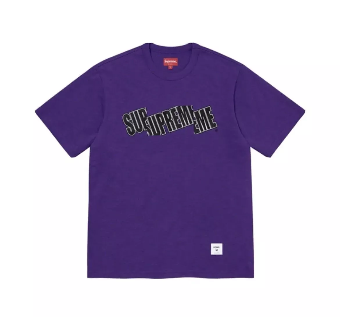 Supreme SS21 embroidered cut out logo T shirt M