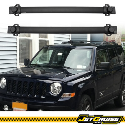Fits 07-17 Jeep Patriot Roof Rack Cross Bar OE Factory Style Black