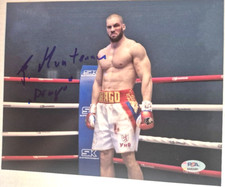 FLORIAN MUNTEANU SIGNED AUTOGRAPHED 8X10 PHOTO CREED IVAN DRAGO RARE PSA COA