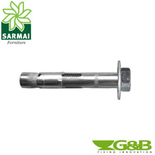 Tasselli Ancoranti G&B DELTA ACCIAIO con Vite Esagonale e rondella Vari formati