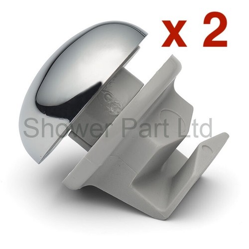 Coram Shower Door Hooks/ Guides/Replacement parts DIY 2 Pack Spares
