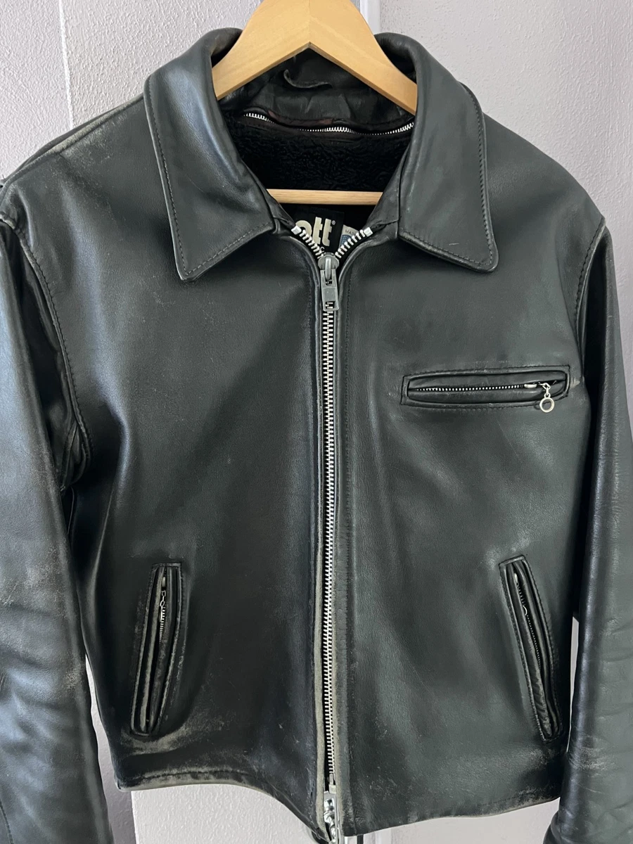 vintage schott motorcycle jacket products for sale | eBay