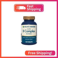 Nature's Wonder Super B Complex with Vitamin C, Vitamin B12,  Folic Acid   Supp