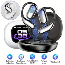 Open-Ear Earphones Ear Hook Wireless Bluetooth 5.4 Headphones Sports Earbuds Mic