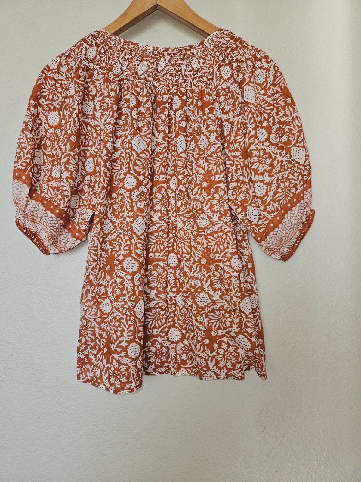 Cleobella Adele Buttoned Peasant Blouse Size Smal… - image 10