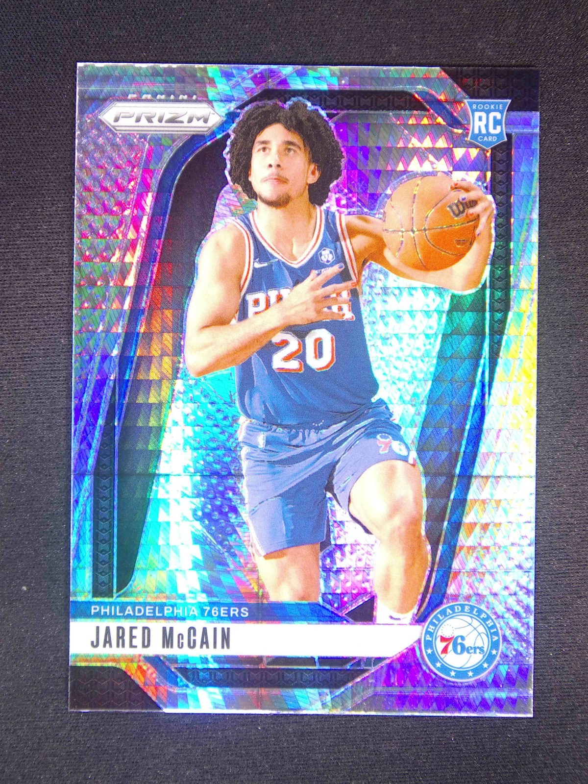 2024-25 Panini Prizm Jared McCain #222 RC Rookie Hyper