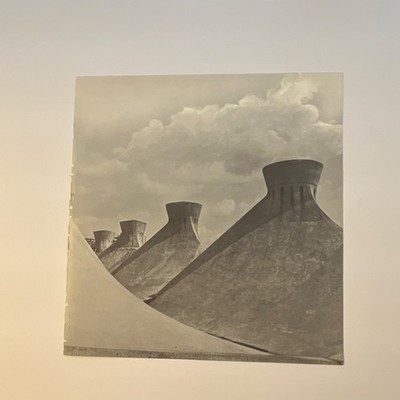 Vintage Industrial Architecture Photo Print Cooling Towers Modernist c. 1950s  