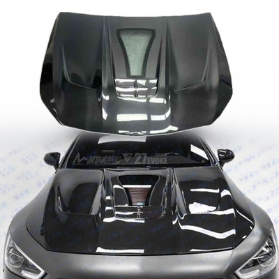 FOR Benz AMG GT43 GT53 GT63 4-Door Carbon Fiber Front Glass Hood Panel Cover 19+