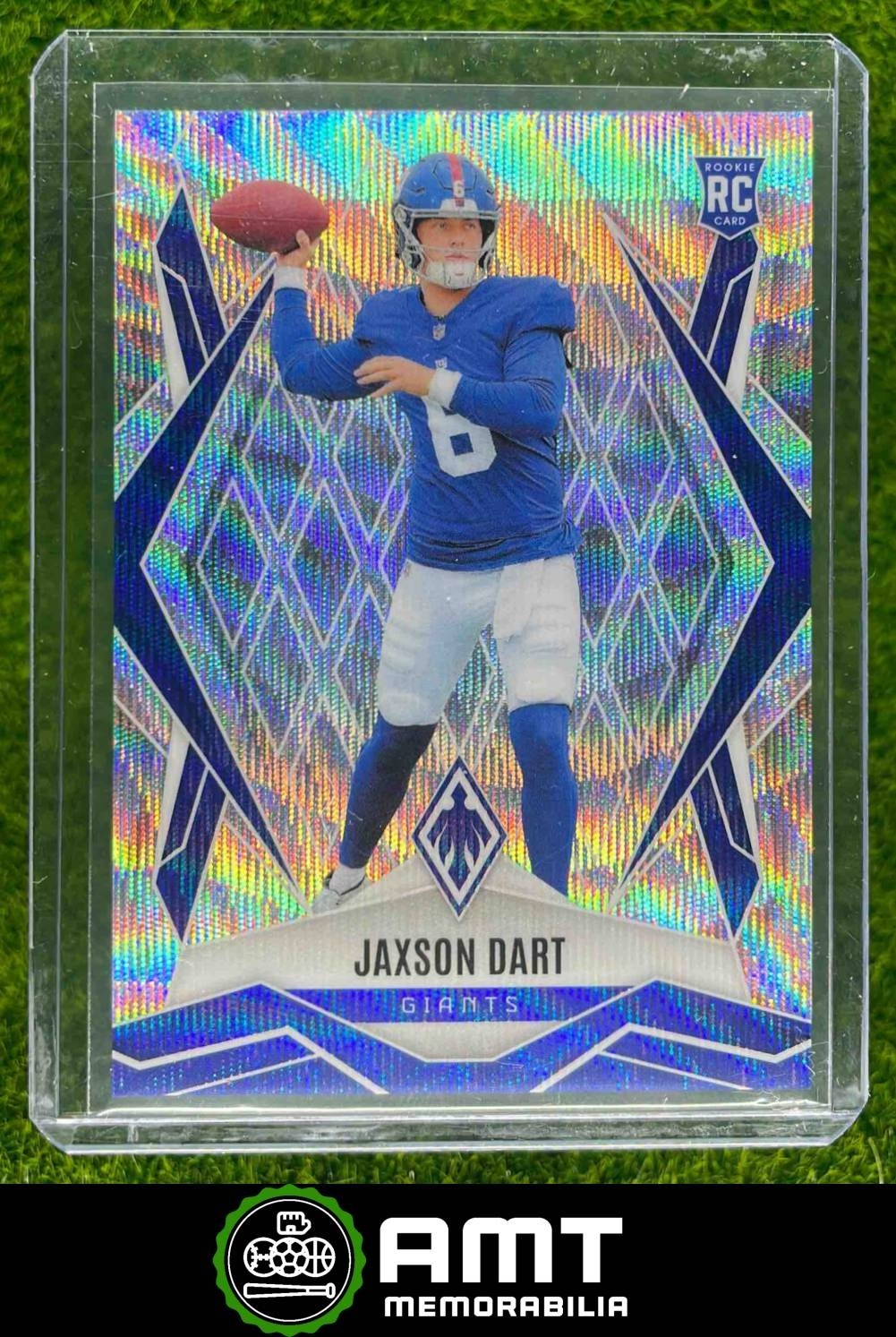 Jaxson Dart RC 2025 Panini Phoenix Wave 111/199 New York Giants #200