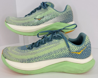 HOKA Men s Mach X Road Running Shoes Ocean Mist Size US 10 D