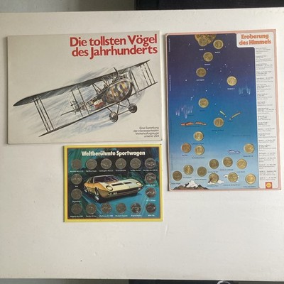 70er Jahre , Shell Texaco Sammlungen, Sportwagen, Eroberung des Himmel Flugzeuge