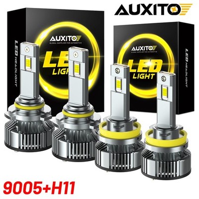 4x9005 H11 LED Kit Headlight High Low Bulb Beam Super Bright 6500K White 80000LM