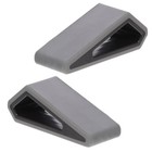 2Pcs Laptop Riser Stand Reusable Black Adjustable Bracket for Desk Use