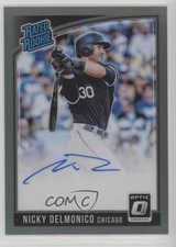 2018 Panini Donruss Optic Black Prizm 22/25 Nick Delmonico Nicky Auto fm0