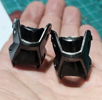 GI JOE Snake Eyes FIGzero ThreeA  ThreeZero Knee Pad Plate Armor Ninja Cobra 1/6