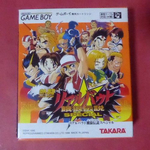 GB Real Bout Garou Densetsu Special Fatal Fury W/Box Game Boy From JAPAN