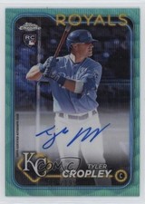 2024 Topps Chrome Rookie Aqua Wave Refractor /199 Tyler Cropley #RA-TC Auto 16mi