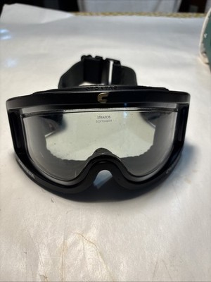 Carrera Stratos Softsight Goggles Black Strap Adjustments Preowned In A Box