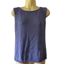 Chico s Design Size 8 Light Purple Sleeveless Sweater