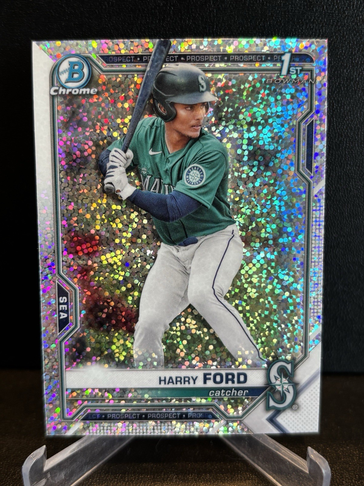 2021 Bowman Draft - Chrome Harry Ford #BDC-1 Sparkle Refractor (RC)