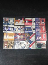 38 Card Baseball Relic & Auto Lot: Miguel Cabrera, Vlad Guerrero, Pedro Martinez