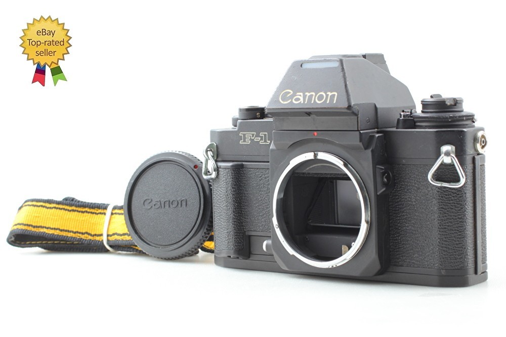 Please Read! 【Exc+5 w/ Strap】 Canon New F-1 AE Finder SLR Camera